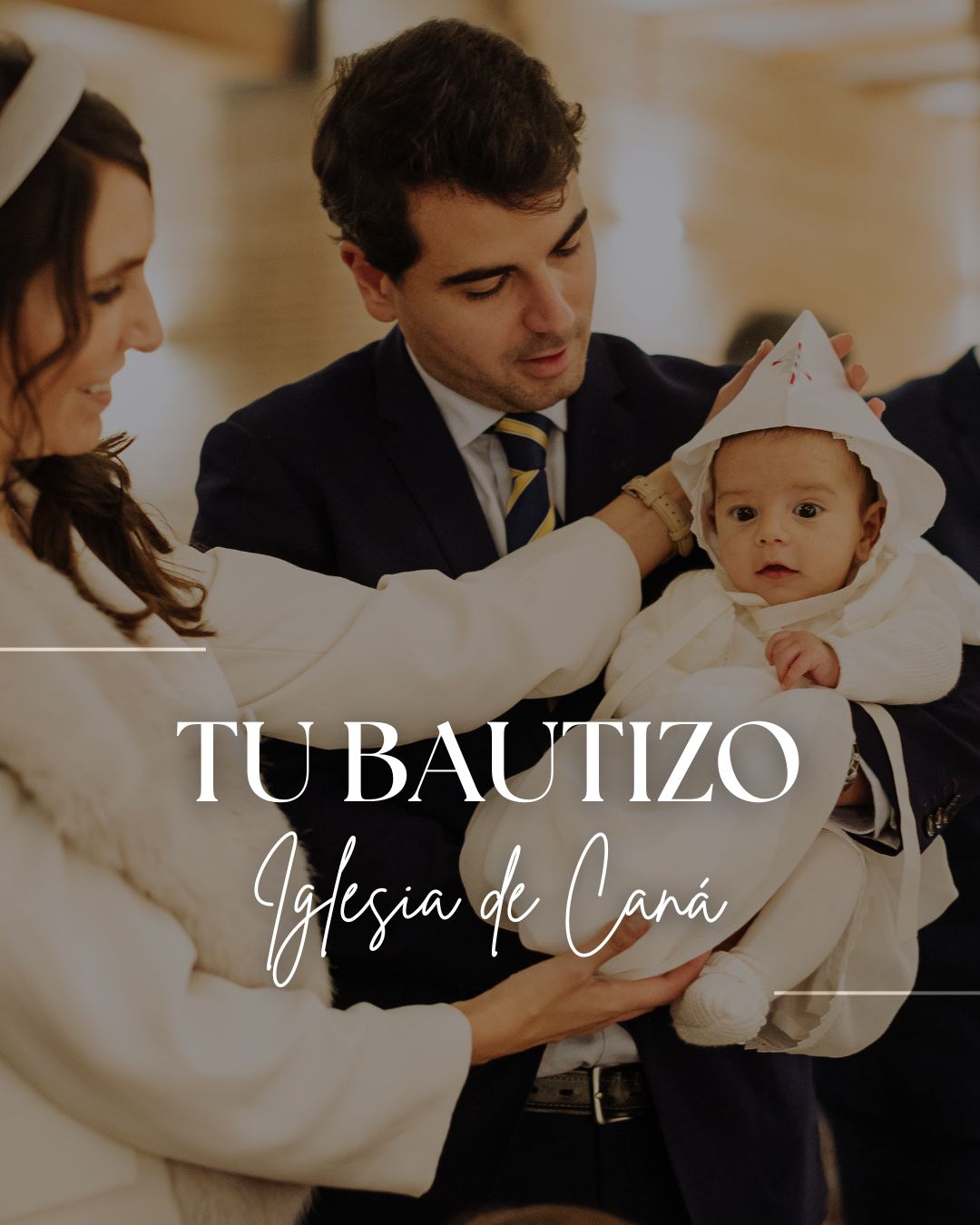 reportaje de bautizo en la Iglesia de Caná Pozuelo