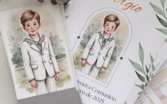 Recordatorios de Comunión Personalizados con Fotografías
