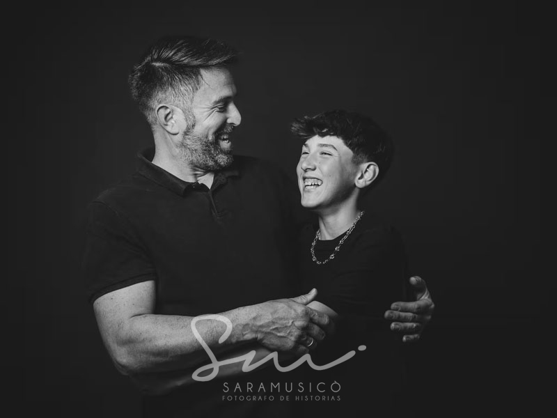 retrato padre e hijos estudio madrid