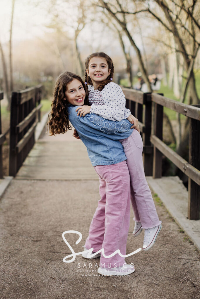 sesion exterior hermanas